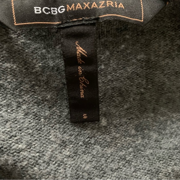 BCBG sweater dress / tunic with edgy zipper details Sz Medium - Picture 8 of 9